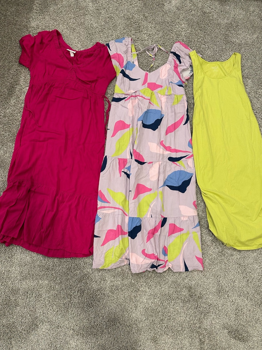 Three Isabel Maternity dress bundle- medium
